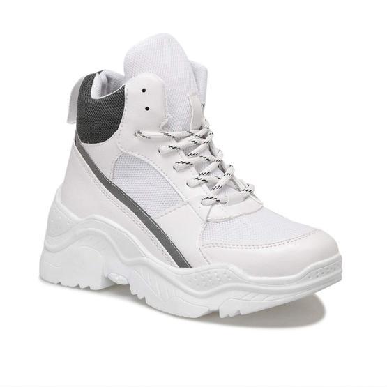 Butigo 19K-959 Beyaz Kadın Sneaker Kadın Günlük Ayakkabıları Fiyatı