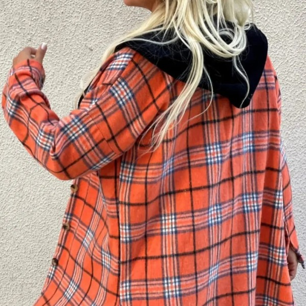 Butik Kadın Kapüşonlu Oduncu Gömleği Kadın Gömlek Fiyatı