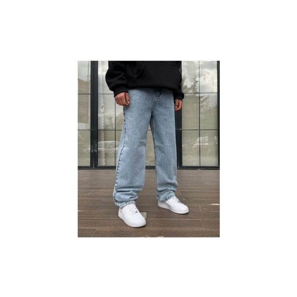 Butik Karaca Erkek Baggy Butter Fly Jeans Salaş Kemer Arkası Lastikli Kot Pantolon Erkek Jeans / Kot Pantolon Fiyatı