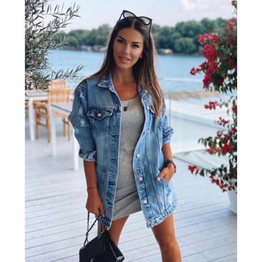 Butik Klasik Jeans Ceket Bayan Ceket Fiyatı