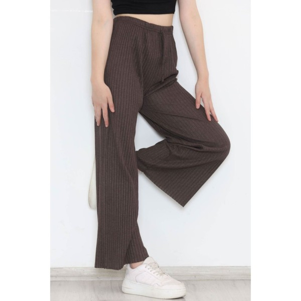 Butik Mine Fitilli Pantolon Açıkkahve - 8337.1567. Kadın Pantolon Fiyatı