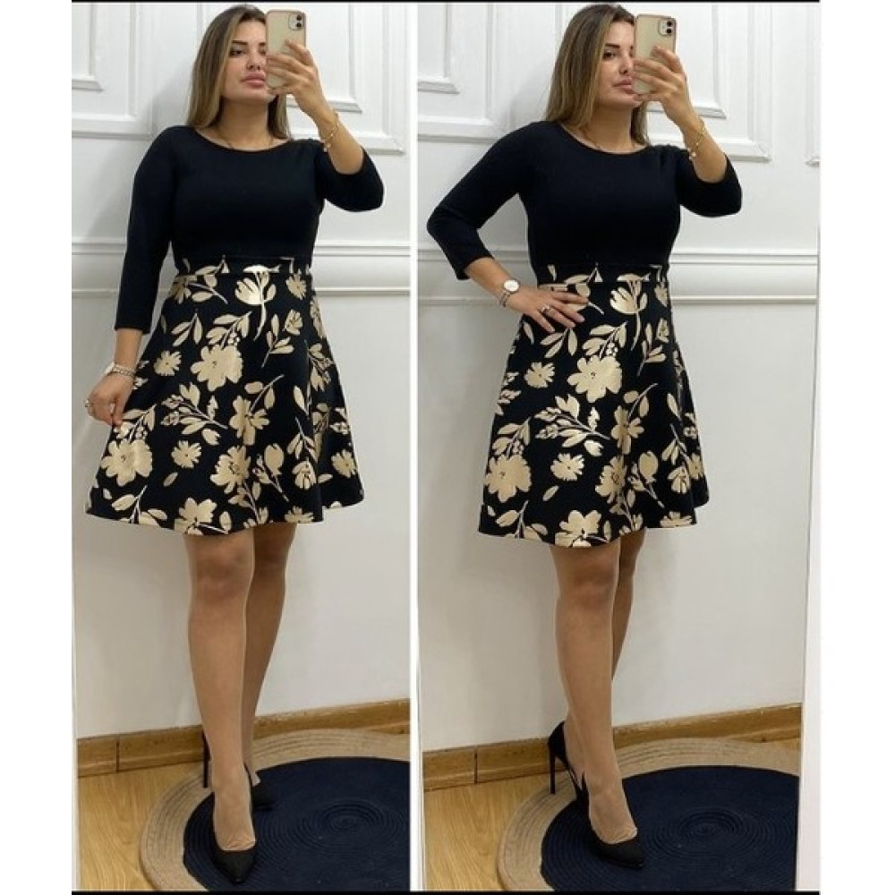 Butik Moda Skuba Etekli Elbise Elbise Fiyatı