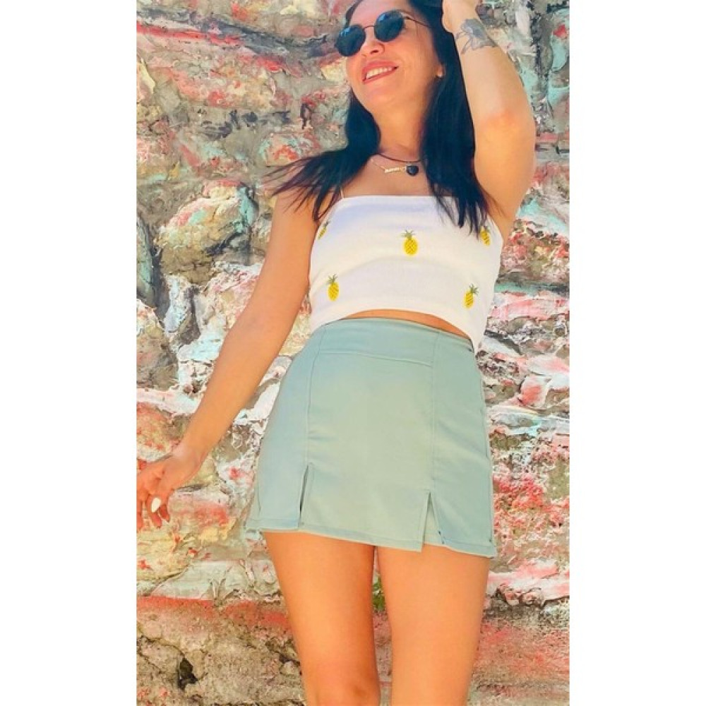 Butik Ponçik Bershka Model Mint Şort Etek Etek Fiyatı