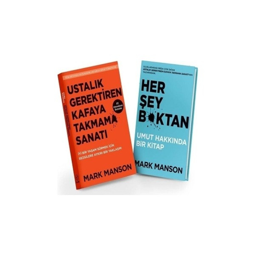 Butik Yayınları Ustalık Gerektiren Kafaya Takmama Sanatı ve Her Şey Bktan Kitap Seti - Mark Manson Yayınevi Güncel - Genel Konular Fiyatı