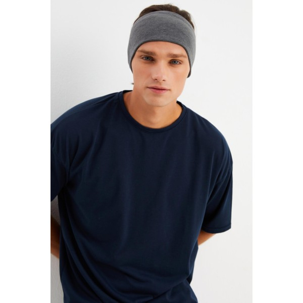 Butikgiz Füme Erkek Pamuklu Penye, Kaymaz, Ultra Hafif, Spor Geniş Saç Bandı Bandana Buff Bandana (Outdoor) Fiyatı