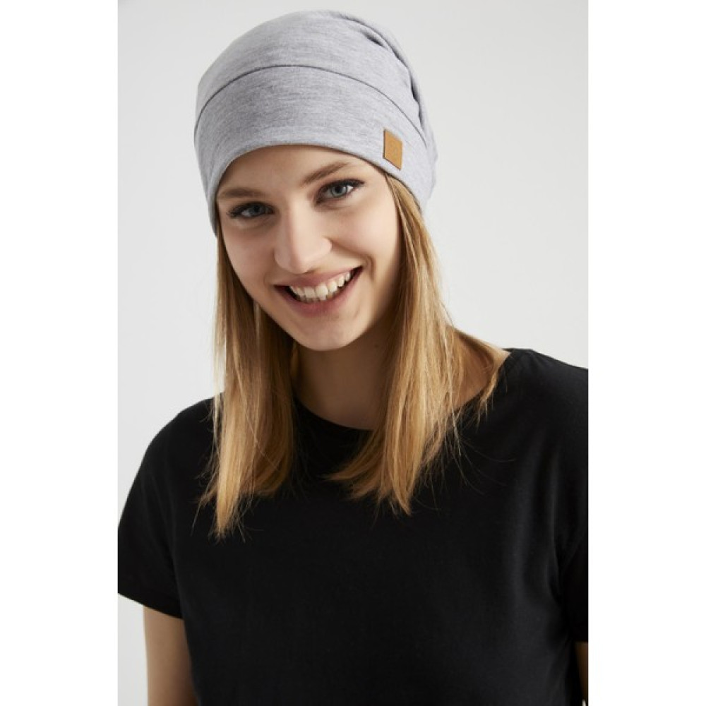 Butikgiz Kadın Gri İp Trendy Özel Tasarım 4 Mevsim Şapka Bere Buff Ultra Yumuşak Penye Kadın Beresi Fiyatı