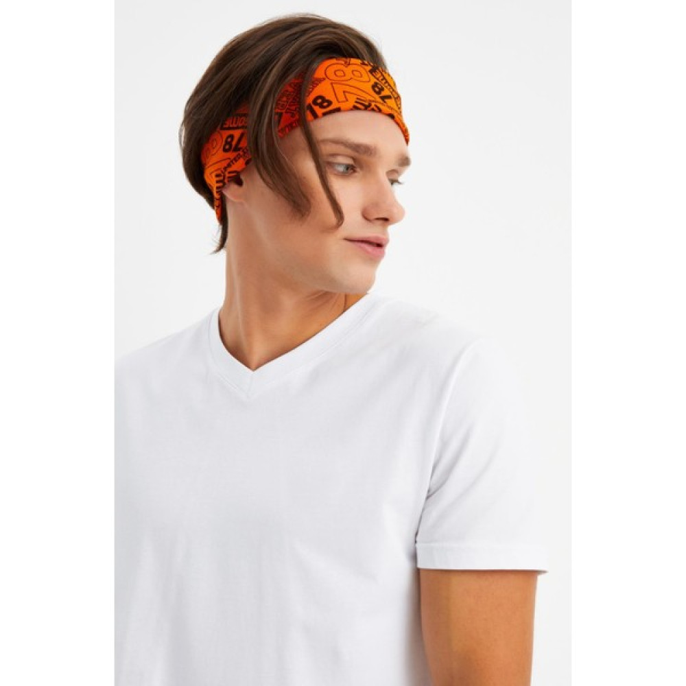 Butikgiz Turuncu Erkek Pamuklu Penye, Kaymaz, Terletmez, Ultra Hafif, Spor Saç Bandı Bandana Bandana (Outdoor) Fiyatı