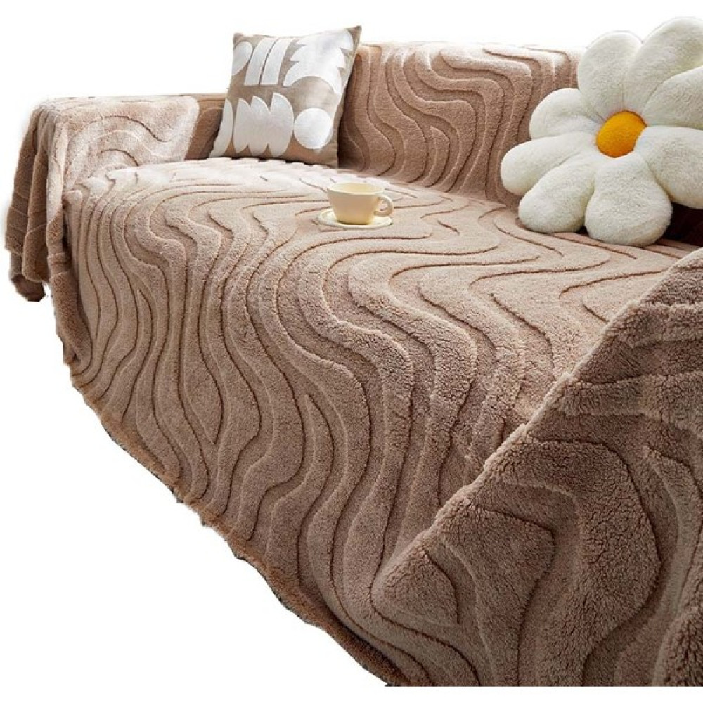 Butikler Peluş Koltuk Kanepe Örtüsü (Yurt Dışından) - Haki - 180 x 180 cm Koltuk & Kanepe Örtüsü Fiyatı