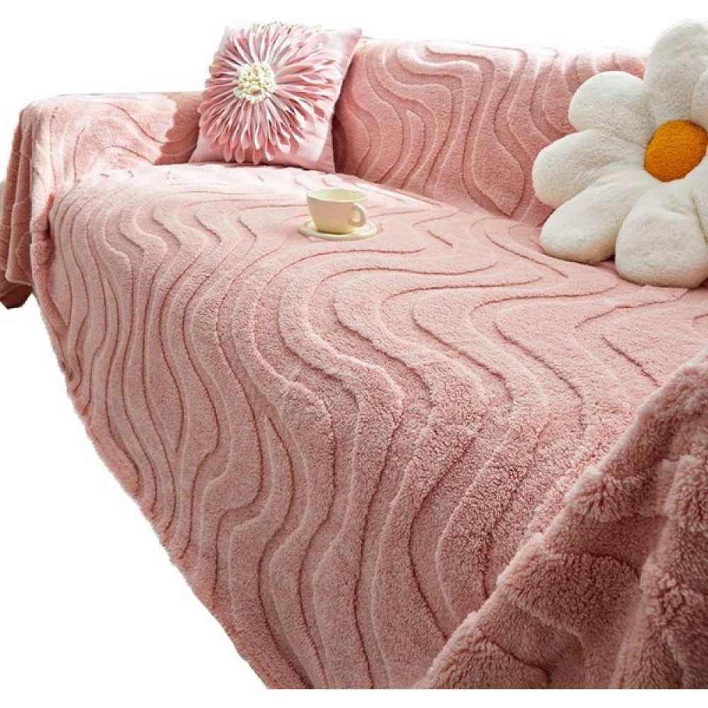 Butikler Peluş Koltuk Kanepe Örtüsü (Yurt Dışından) - Pembe - 180 x 130 cm Koltuk & Kanepe Örtüsü Fiyatı