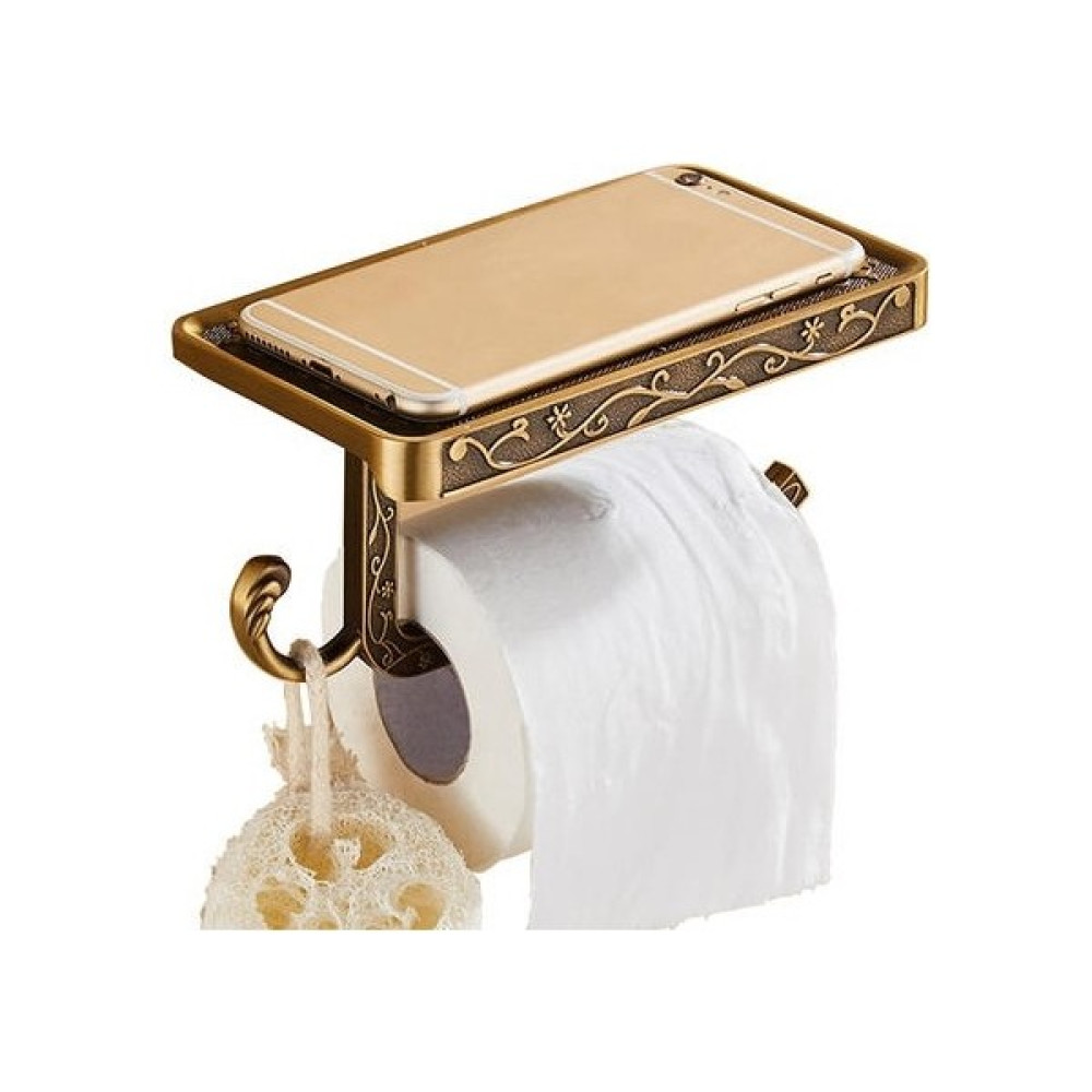 Butikler Tuvalet Kağıdı Tutucu Tuvalet Kağıtlığı Kağıt Raf Havlu Askısı (Yurt Dışından) - Bakır - 18 x 8 x 10 cm Tuvalet Kağıtlığı Fiyatı