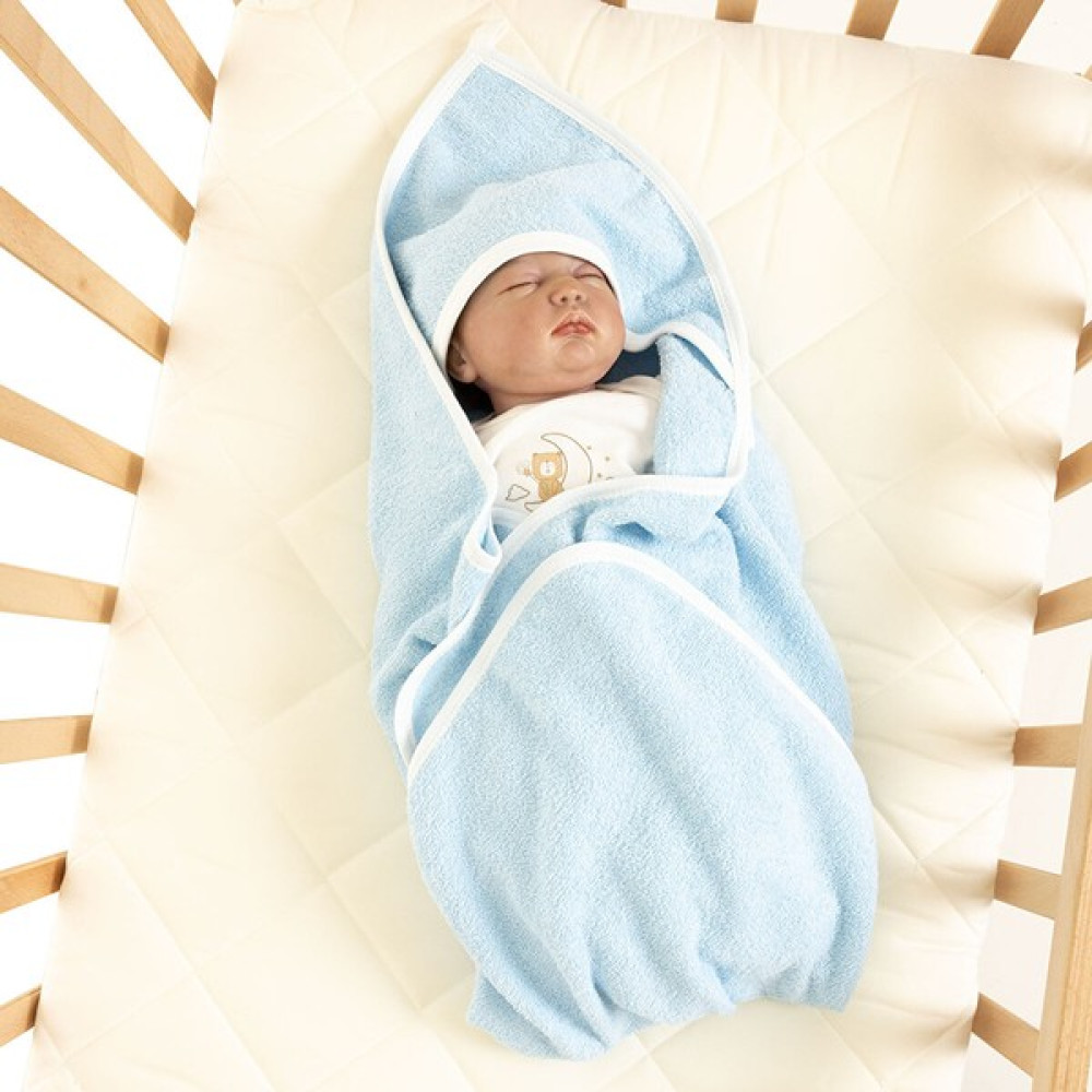 Buude Kids Biyeli Havlu Havlu Erkek Bebek - Mavi Bebek Banyo-Tuvalet Fiyatı