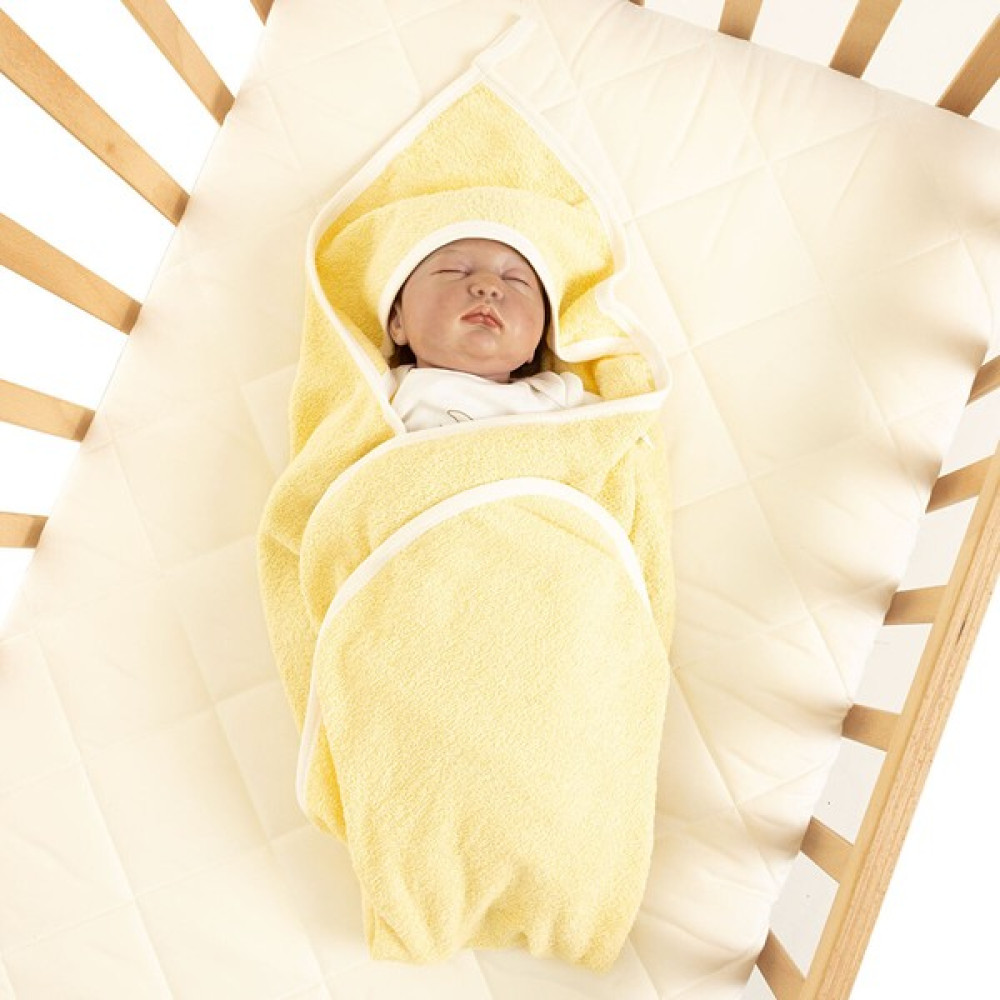Buude Kids Biyeli Havlu Havlu Erkek Bebek - Sarı Bebek Banyo-Tuvalet Fiyatı