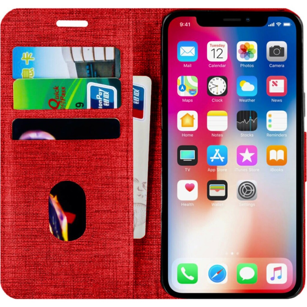 Buway Apple Iphone 11 Kartvizitli Cüzdan Kılıf Kırmızı Cep Telefonu Kılıfı Fiyatı