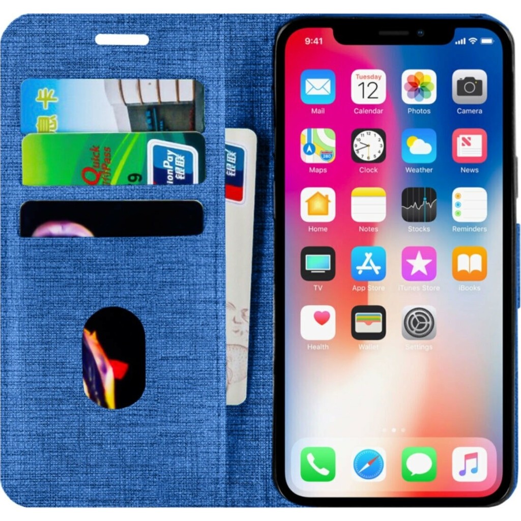Buway Apple Iphone 11 Kartvizitli Cüzdan Kılıf Mavi Cep Telefonu Kılıfı Fiyatı