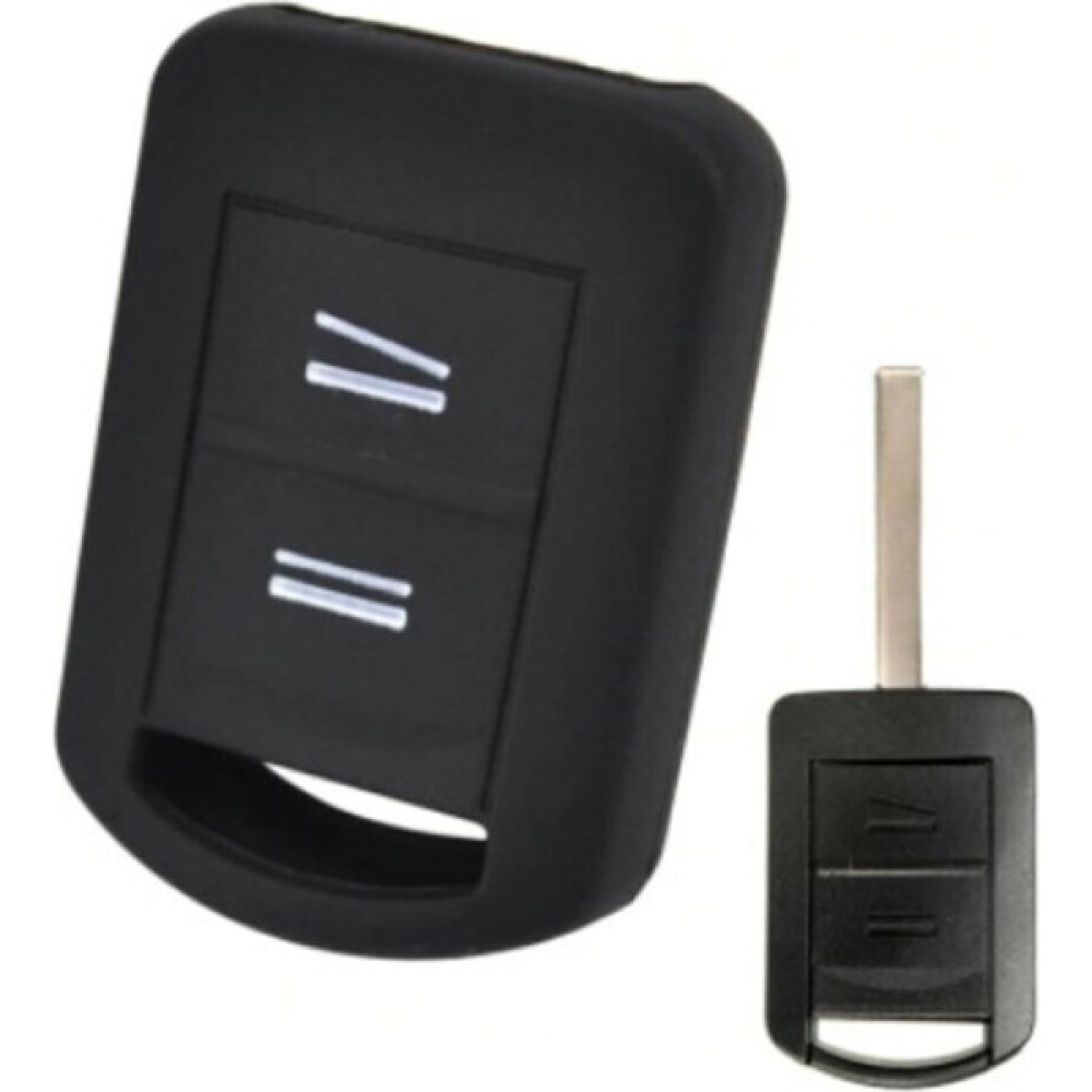 Buybuddyy Corsa C Vauxhall Opel Vauxhall Corsa C Agila Meriva Combo Silikon Anahtar Kılıfı - Siyah Anahtarlık Fiyatı