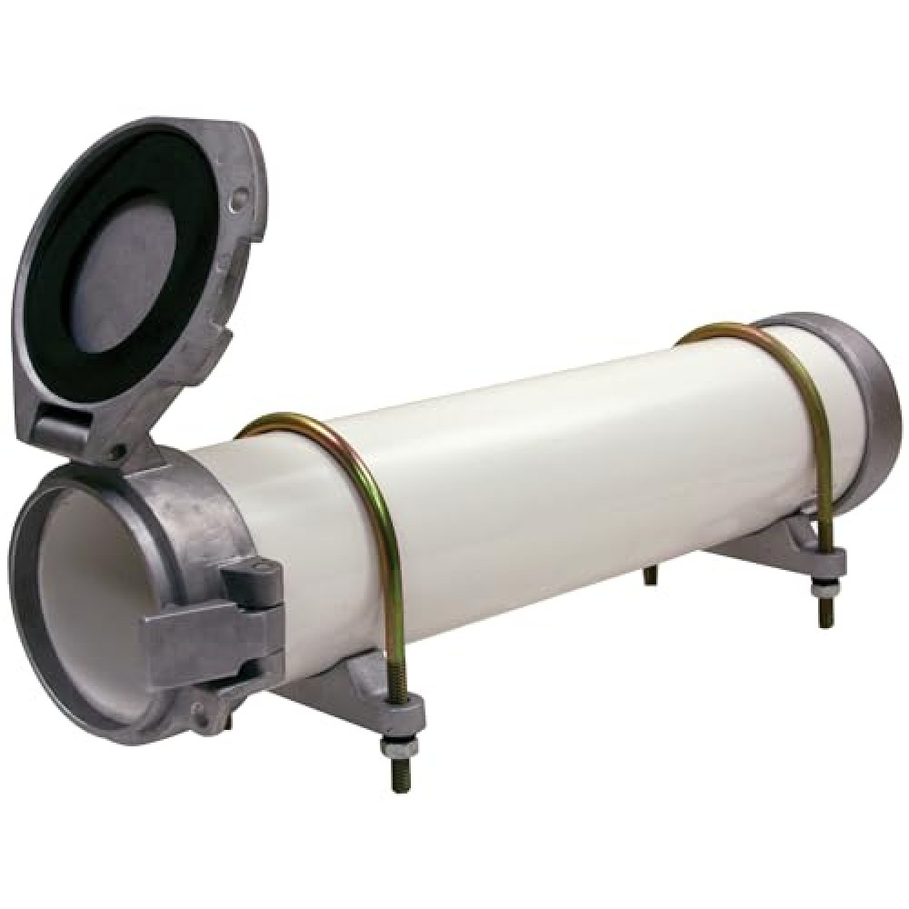 Buyers Products CC600 PVC Conduit Carrier Kit, 6 Inch Diameter, Mounting Hardware Included, Spring-Loaded Latch, Weather-Resistant Door Gasket