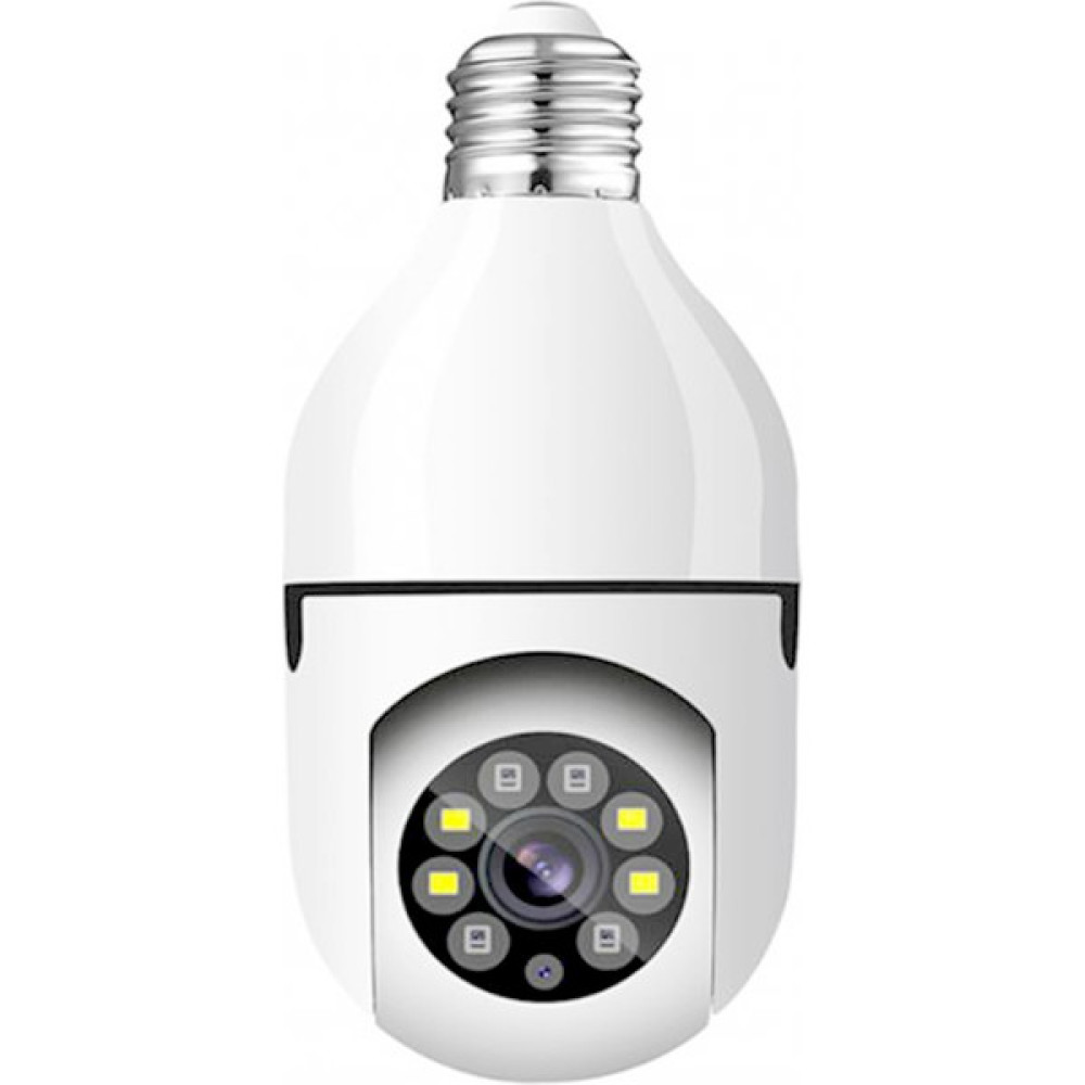 Buyfun Wifi 360 Panoramik Ampul Kamera 1080P 2.4ghz ile Güvenlik (Yurt Dışından) - Beyaz Güvenlik Kameraları Fiyatı