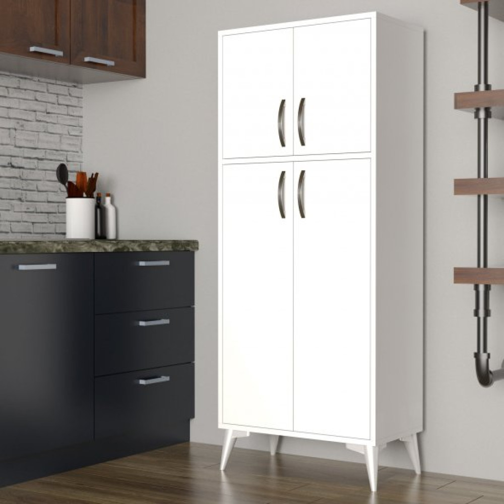 Buyuk Boy Cok Amacli Dolap Beyaz - Mdl0101 Gardrop & Dolap Fiyatı