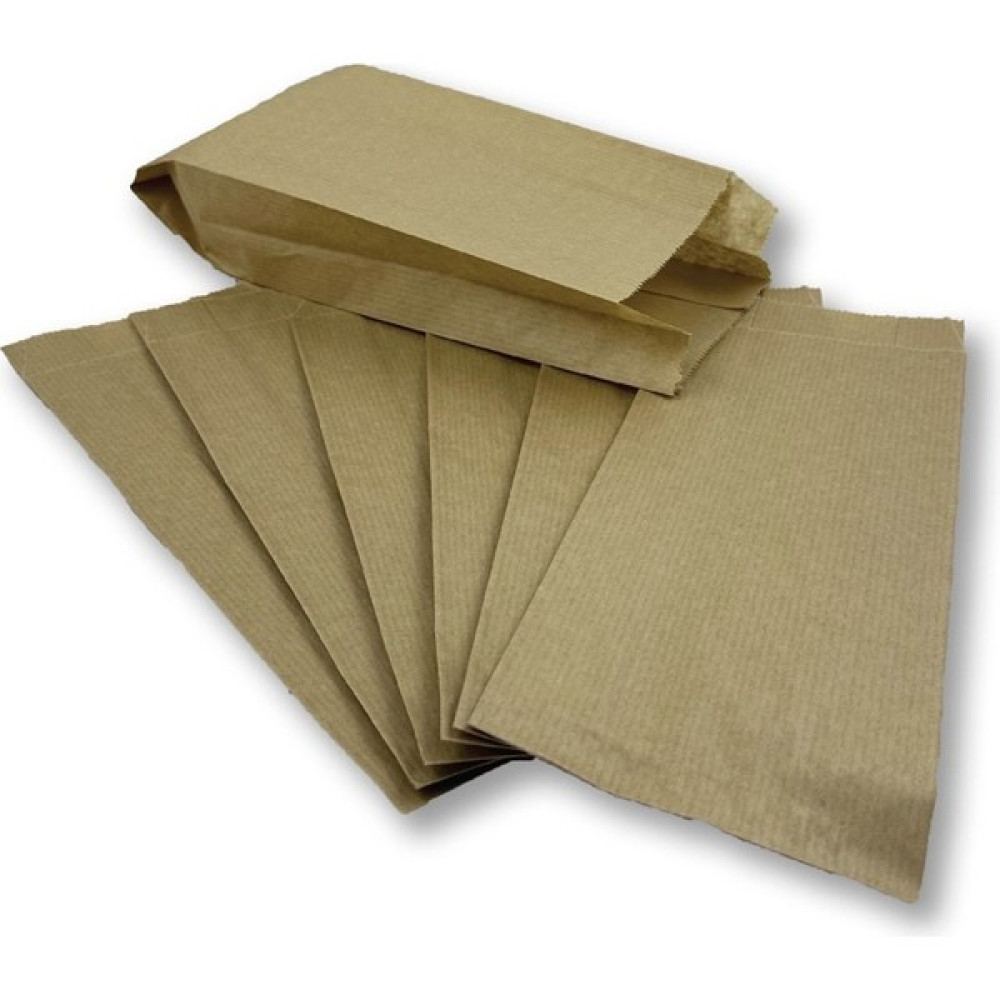 Büyük Boy Kraft-Şamua Çizgili Kese Kağıdı, Hediye Paketi 15x28,5cm Düz Renk - 50 Adet Mutfak Sarf Malzemeleri Fiyatı