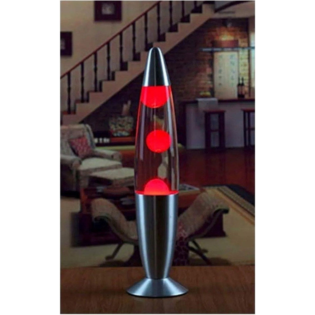 Büyük Boy Lav Lambası Lava Lamp 41 cm - Kırmızı Diğer Fiyatı