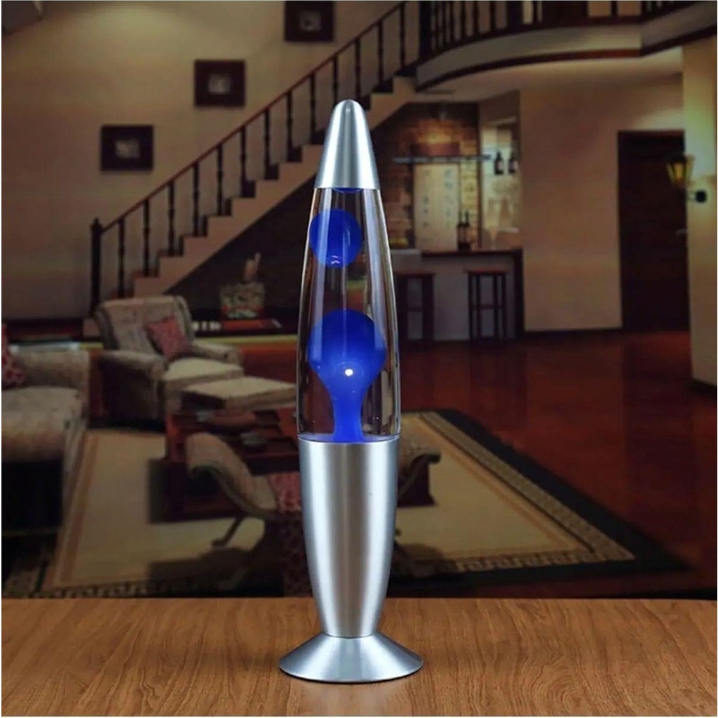 Büyük Boy Lav Lambası Lava Lamp 41 cm - Mavi Diğer Fiyatı