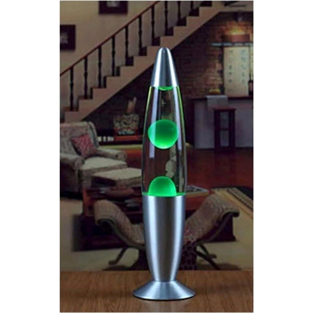 Büyük Boy Lav Lambası Lava Lamp 41 cm - Yeşil Diğer Fiyatı