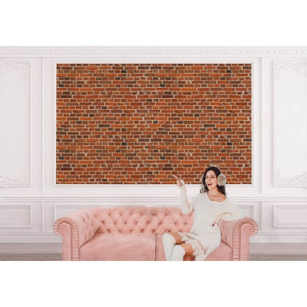 Büyük Düşler Taş Tuğla Desenli Duvar KAĞIDI-5601 - Renkli - 310 x 500 cm Duvar Kağıdı Fiyatı