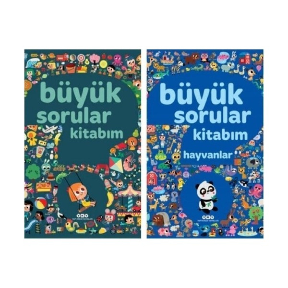 Büyük Sorular Kitabım + Büyük Sorular Kitabım Hayvanlar | 2 Kitap Set (Ciltli) Okul Öncesi Eğitici & Öğretici Kitaplar Fiyatı