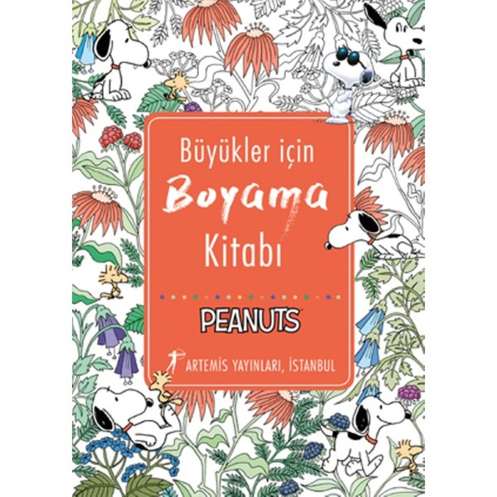 Büyükler İçin Boyama Kitabı Peanuts Sanat Mimari Kitapları Fiyatı