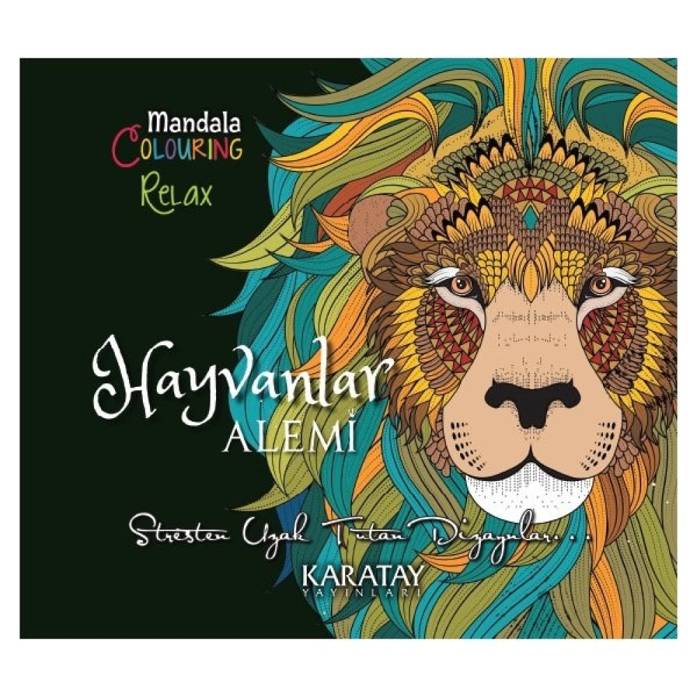 Büyükler Için Hayvanlar Alemi Mandala Boyama Kitabı Sanat Mimari Kitapları Fiyatı