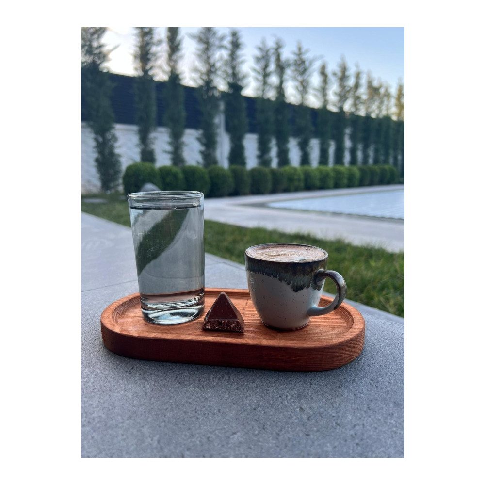 BÜYÜLÜ HOME Stant Oval Ahşap Stant Yağdanlık Altı Kahve Servis Sununmluk Sabunluk Altı Çerezlik Servis Tabağı Mutfak Gereçleri Fiyatı