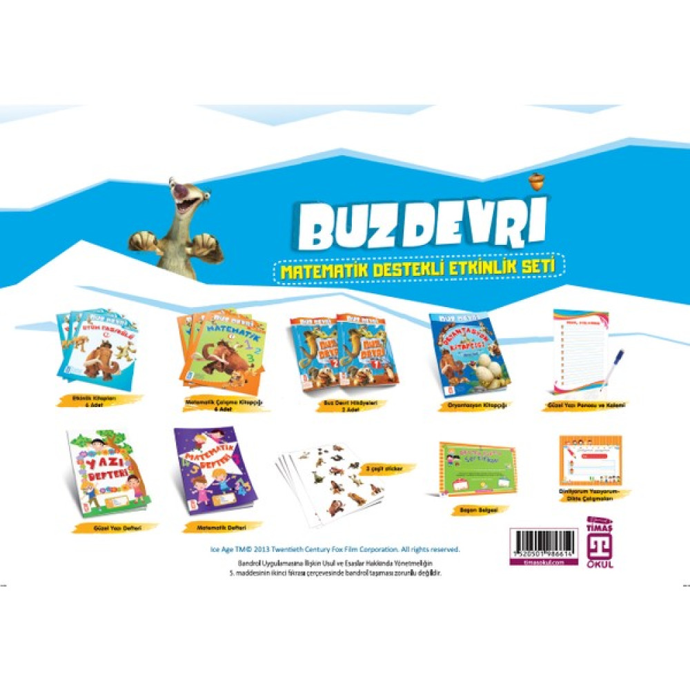 Buz Devri Matematik Destekli Etkinlik Seti Diğer Fiyatı
