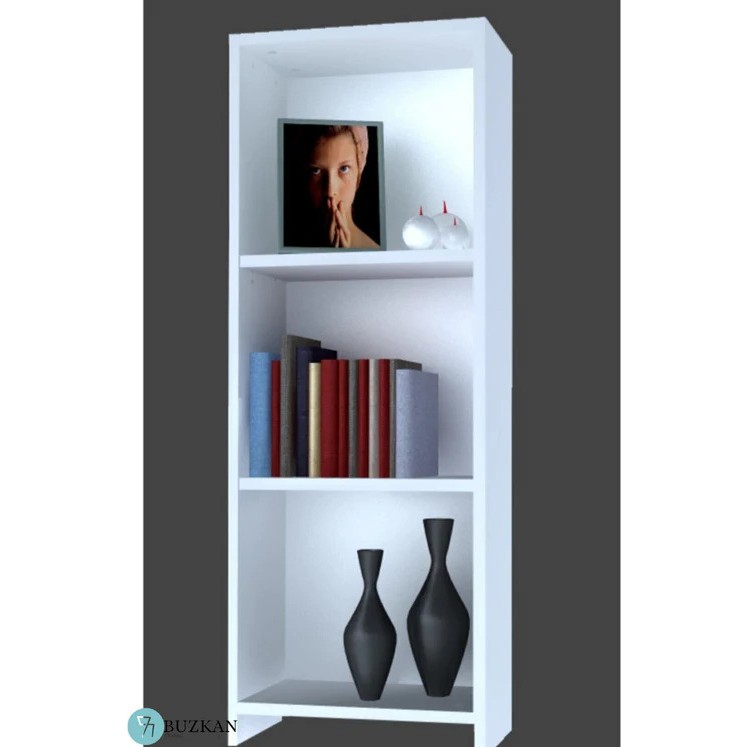 Buzkan Mobilya Mdf 3 Raflı Kitaplık 108 cm Kitaplık Fiyatı