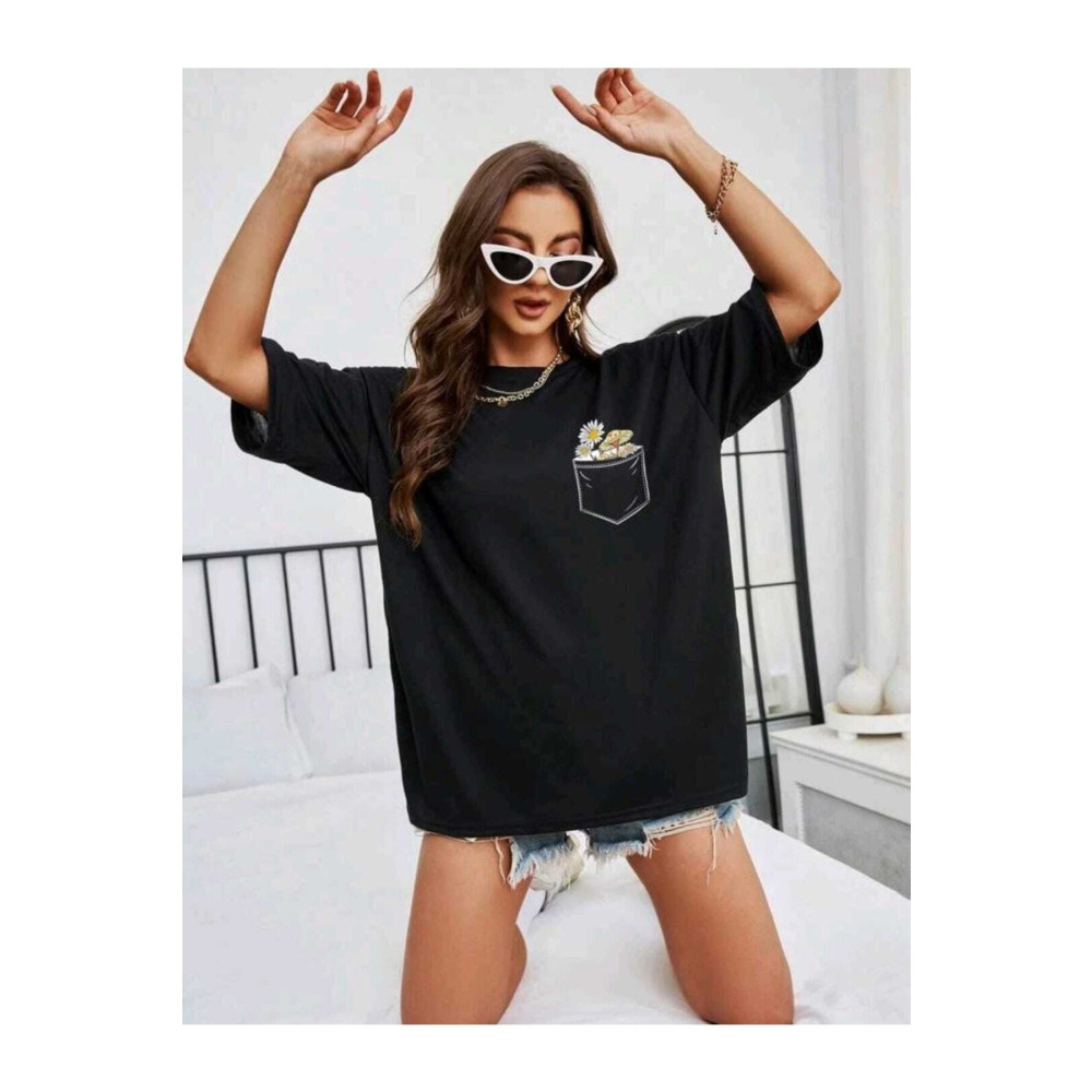 BW Bravely Wear ( Geniş Kalıp ) Tshirt 5XL Beden Bayan T-shirt Fiyatı