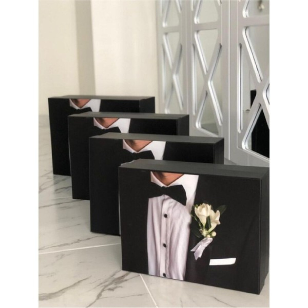 By Ayça Vardan 4'lü Set Damat Çeyiz Bohça Kutusu Gelin Bohça Kolisi Nalburiye & Hırdavat Fiyatı