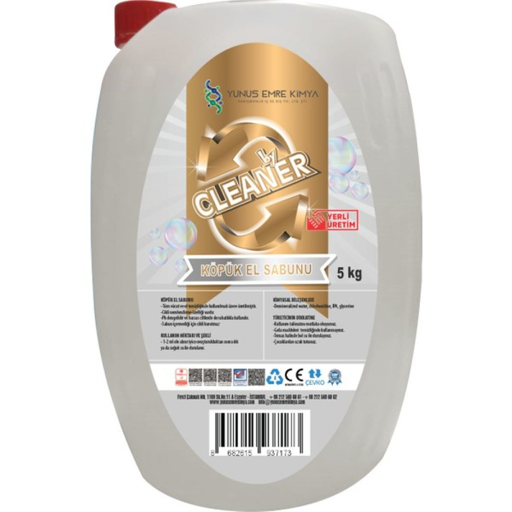 By Cleaner Köpük El Sabunu 5kg. Sabunlar Fiyatı