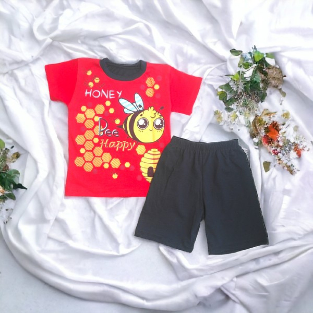 BY CWHR Pamuk Penye Bebek Tshirt Şortlu Takım Erkek Bebek Şortlu Takım Şort Tişört Bebek Alt Üstü Takım Erkek Çocuk Giyim Takımı Fiyatı