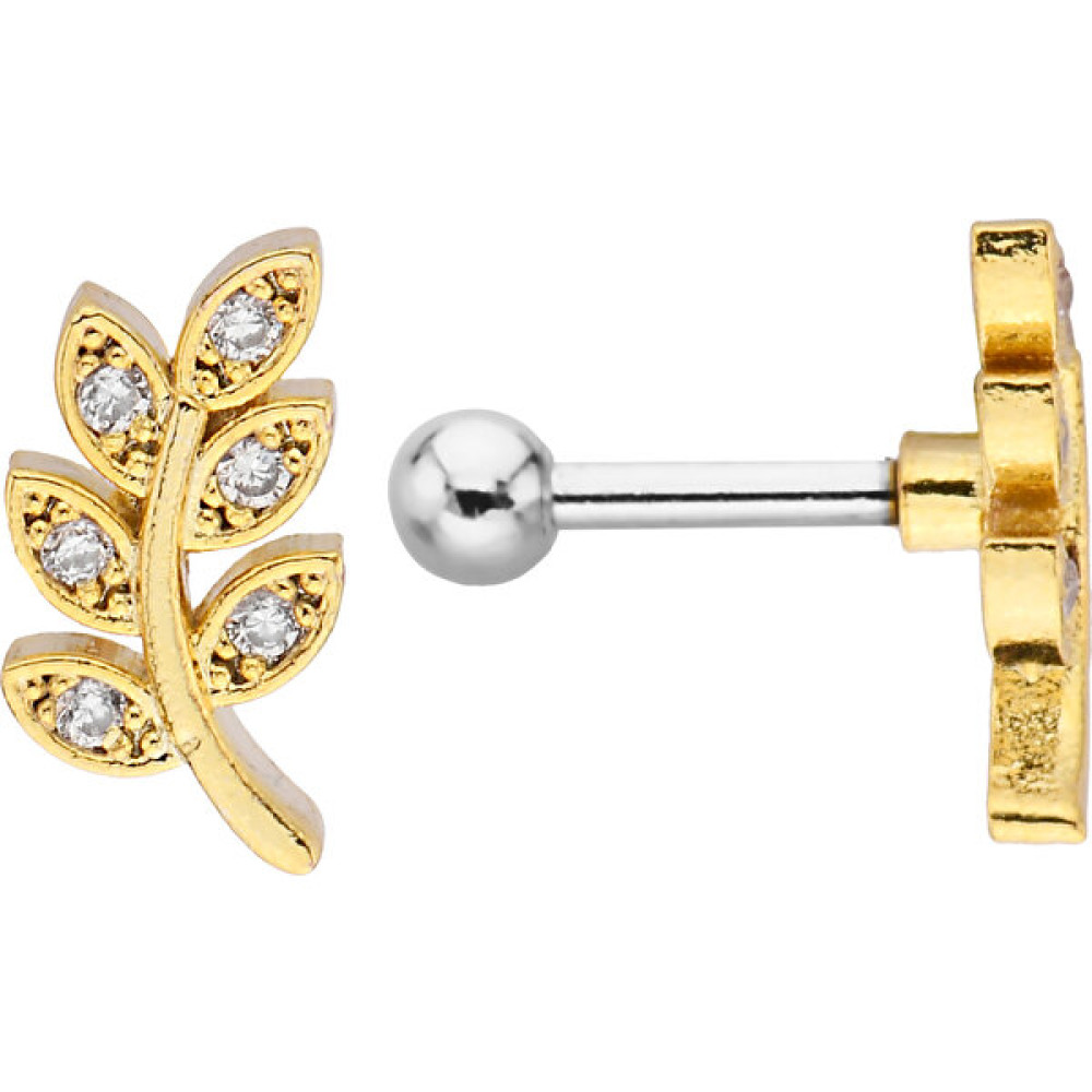By Dilek Çetin Accessory Çelik Yaprak Model Kıkırdak,helix,tragus,piercing Altın & Gümüş Piercing Fiyatı