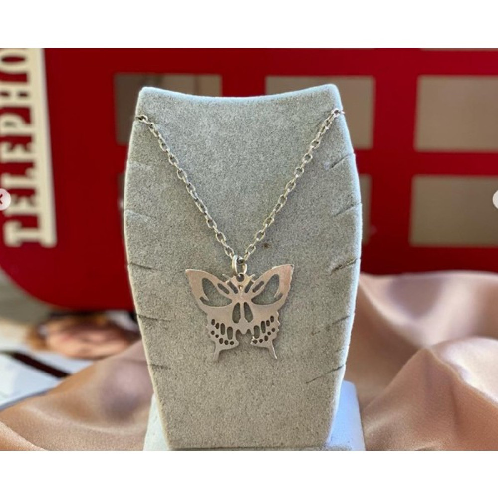 By Eliz Moda ve Aksesuar Metal Kelebek Kolye Bijuteri Kolye Fiyatı
