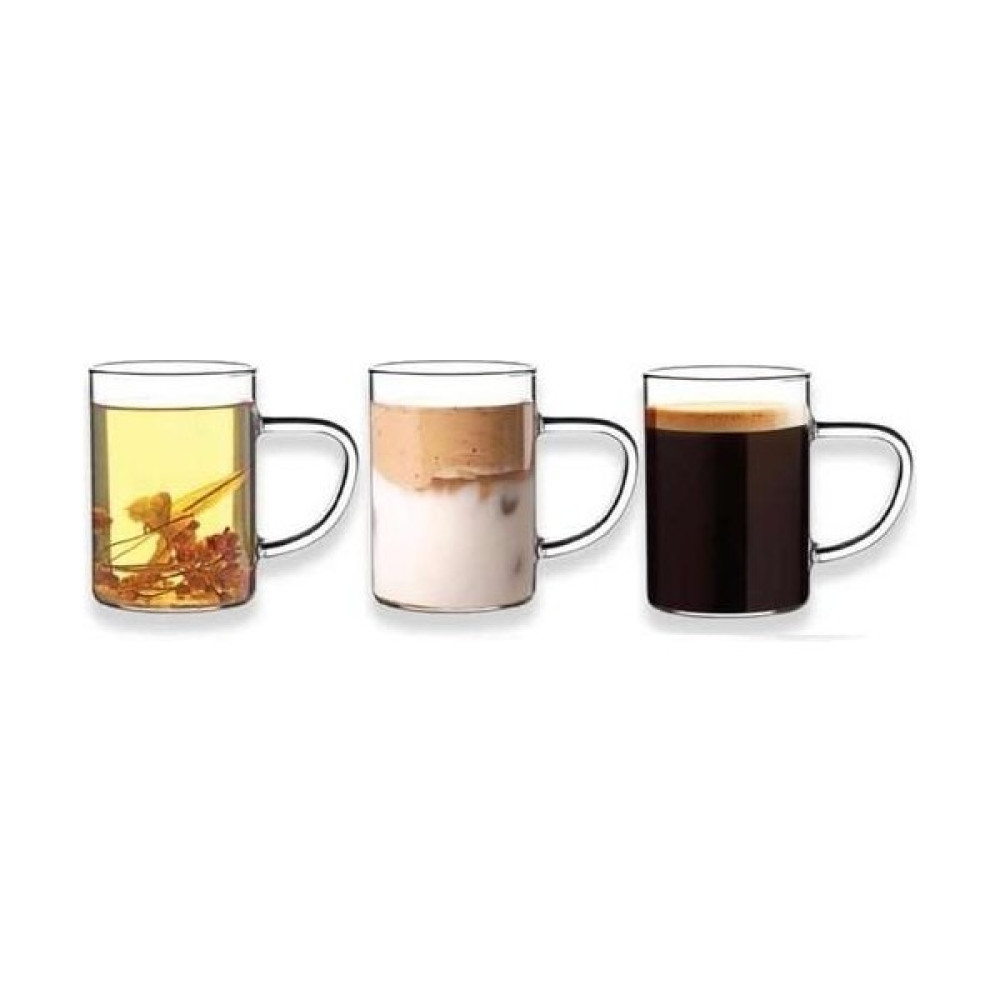By Hanedan Cam Kupa Termisil Cam Ateşe Dayanıklı Kupa 6 Adet 220 ml Fincan / Bardak / Kahve Takımı Fiyatı