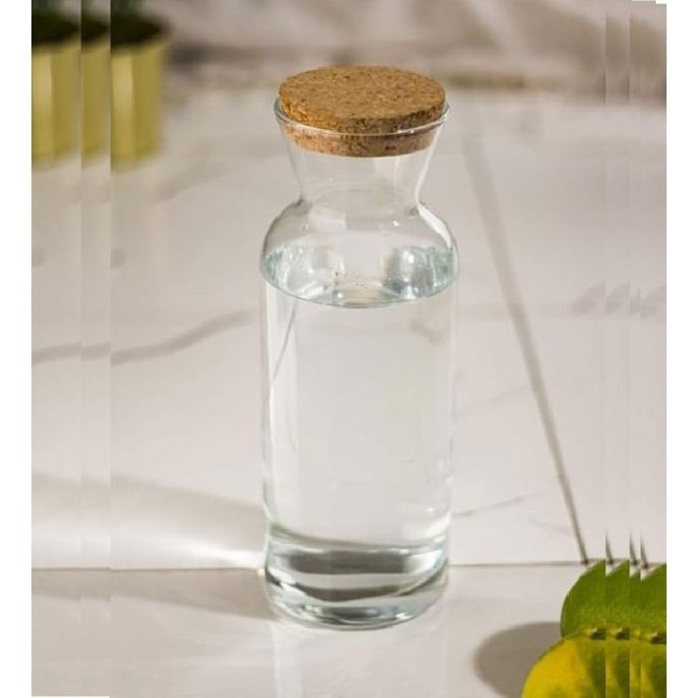 By Hanedan Cam Sürahi Mantar Kapaklı Karaf 1 Litre - 1 L Sürahi Fiyatı