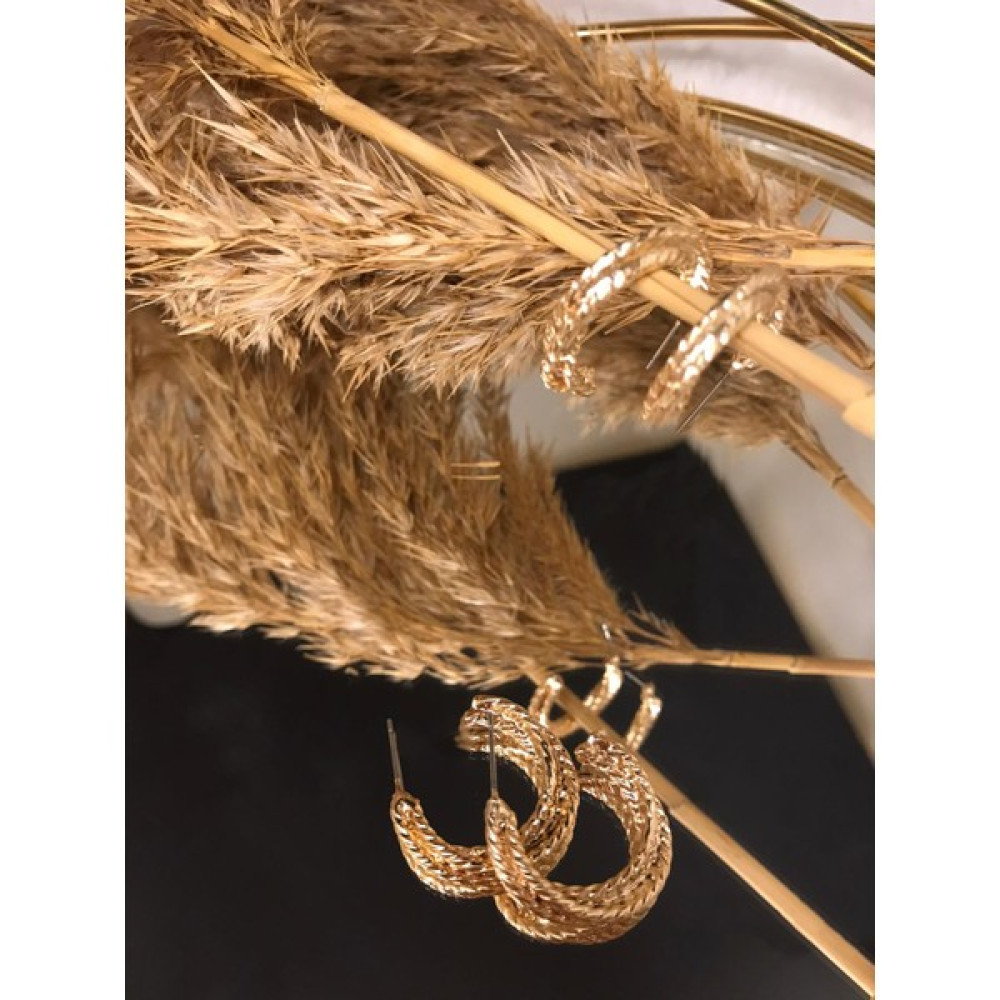 By Helin Ateş Gold Halka Küpe Bijuteri Küpe Fiyatı
