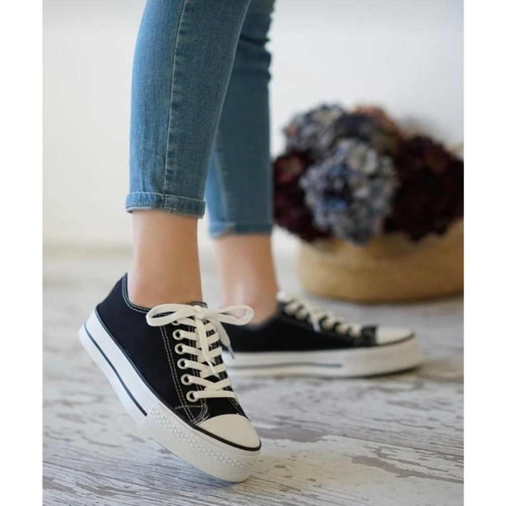 By İmis Shoes Kalın Taban Kısa Keten Sneaker Spor Ayakkabı Fiyatı