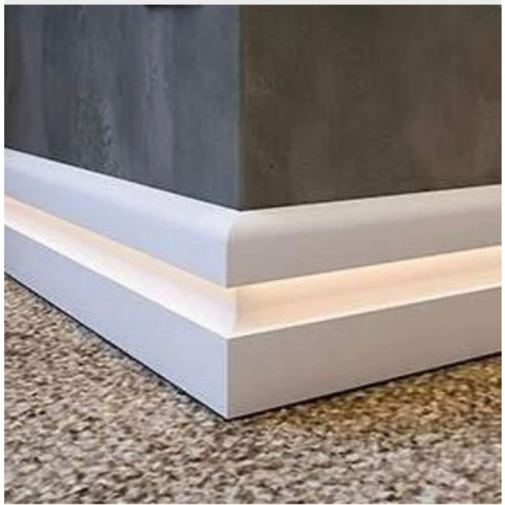 By İstanbul Yalı Serisi 10 mt Lake Beyaz LED Kanallı Süpürgelik 12 cm Oto Boyaları Fiyatı