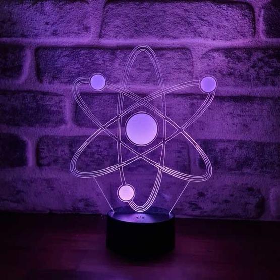 By-Lamp 3 Boyutlu Atom Masa Lambası Masa Lambası Fiyatı