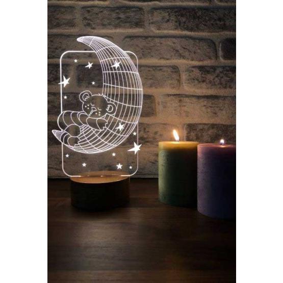 By-Lamp 3 Boyutlu Ay Dede Masa Lambası Masa Lambası Fiyatı