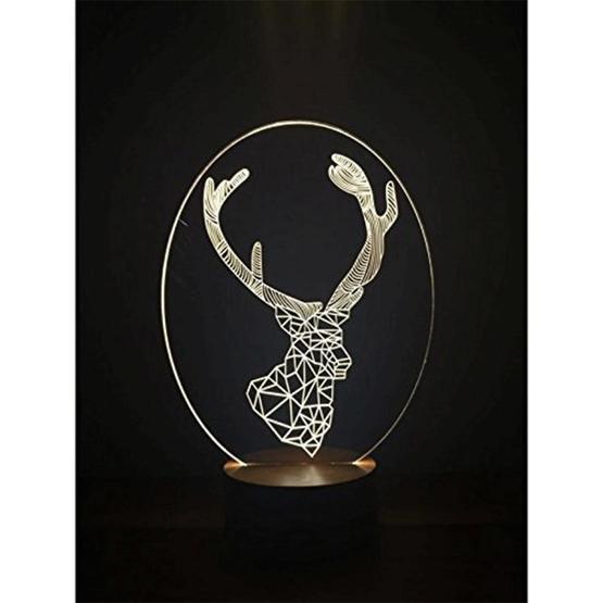 By-Lamp 3 Boyutlu Geyik Yeni Masa Lambası Masa Lambası Fiyatı