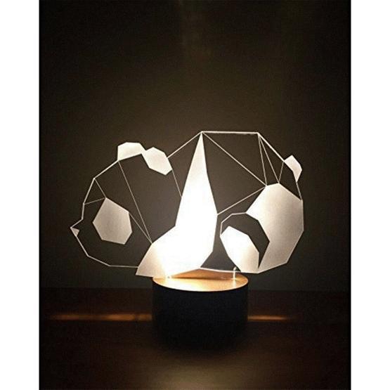By-Lamp 3 Boyutlu Panda Masa Lambası
