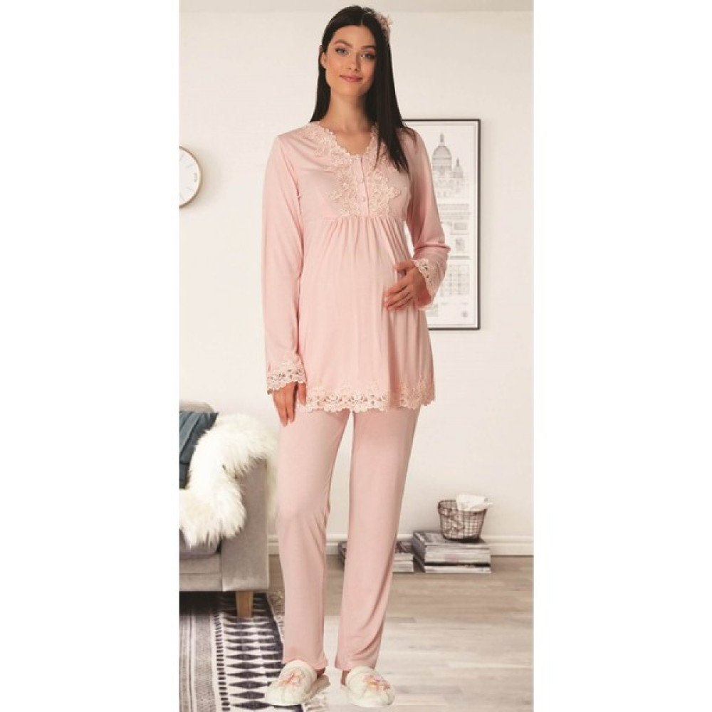 By Mecit Pijama Carpediem L.r. Pudra 1501 Hamile Lohusa Pijama Takımı - L Oto Boyaları Fiyatı