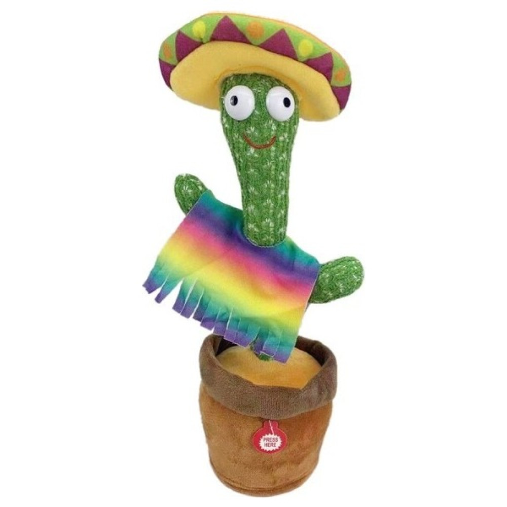 By Öztek Konuşan Dans Eden Kaktüs Müzikli Işıklı Saksı Peluş Oyuncak - Cactus Toy - Dansçı Kaktüs - 1 Peluş Oyuncaklar Fiyatı